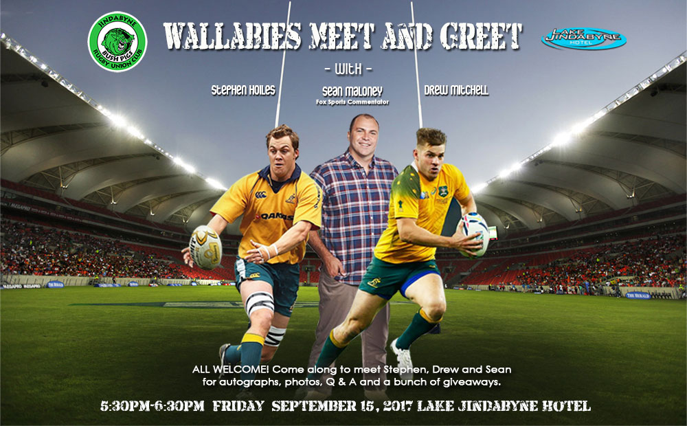 Meet Wallabies Players Friday 15 September!