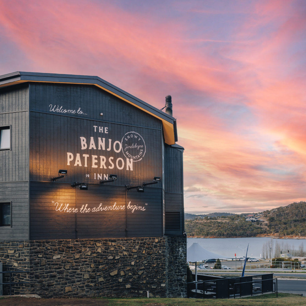 The Banjo Paterson Inn overlooks Lake Jindabyne