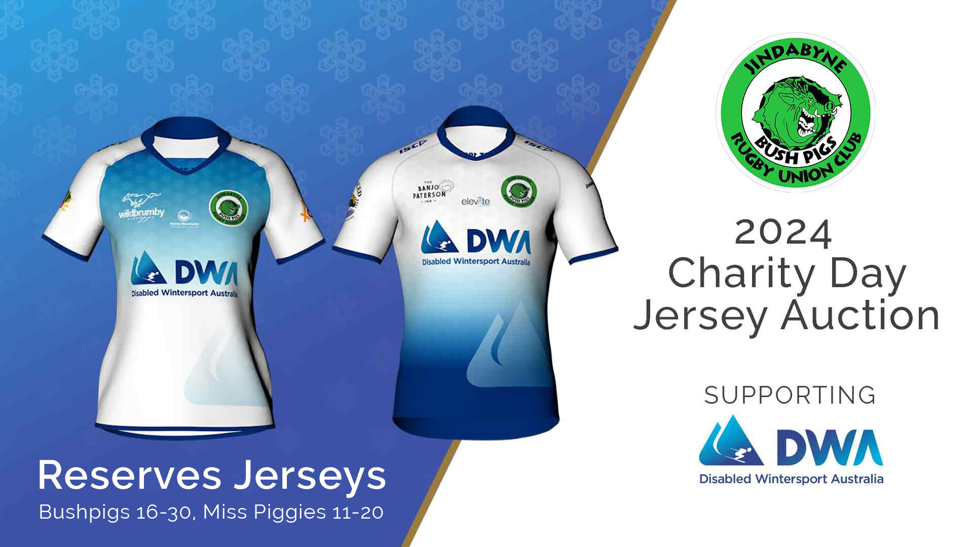 Charity jersey auction